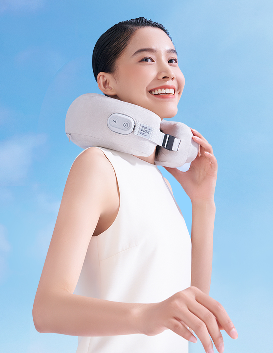 M2充气式颈椎按摩仪,两档按摩 力度可选,PGG按摩仪